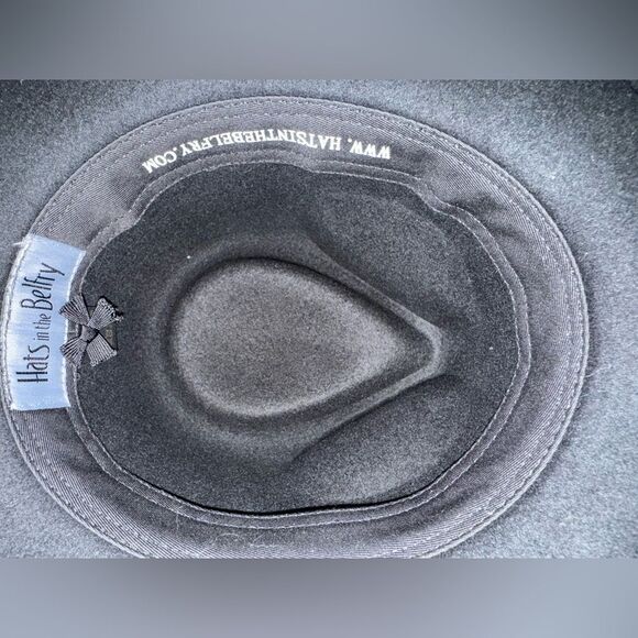 Belfry Classic Black Wool Fedora - Picture 6 of 12